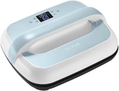Zdjęcie produktu dla Mini przenośna prasa termiczna do koszulek, toreb i czapek - 770W z automatycznym wyłączaniem