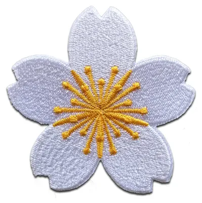 Produktbild von Blume Blüte Pflanze - Aufnäher, Bügelbild, Aufbügler, Applikationen, Patches, Flicken, Zum Aufbügeln, Größe: 6,1 x 6 cm