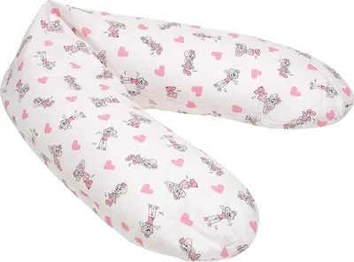 Produktbild von pic Bear Stillkissen Classic Schwangerschaftskissen aus 100% Baumwolle mit EPS 190 cm Dessin: Edda Rosa Herzen