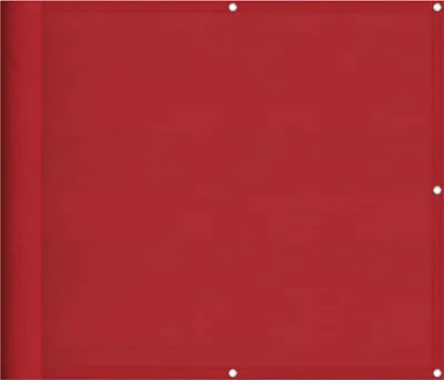 Produktbild von Balkon-Sichtschutz Rot 90x800 cm 100% Polyester-Oxford
