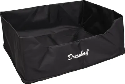 Produktbild von Flamingo Bezug für Dreambay rechteckig schwarz, Maße: 65 x 45 x 20 cm