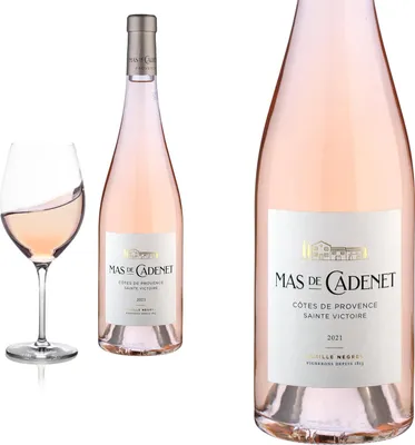 Produktbild von 2021 Côtes de Provence Saint Victoire von Mas de Cadenet - Roséwein