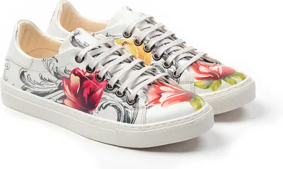 Produktbild von Damenschuhe Goby Sneaker Low mit Blumen NSP103 41