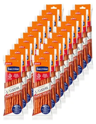 Produktbild von Tarczynski Kabanossi aus Hähnchen scharf 18x 90g - Cabanossi Wurst Snack