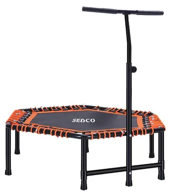 Obrázok produktu pre Sedco Fitness trampolína s rukoväťou Tp105 Hexagon - 122 cm oranžová
