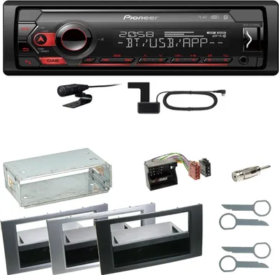 Produktbild von Pioneer MVH-S420DAB Bluetooth DAB+ Einbauset für Ford Kuga Fusion Galaxy S-Max