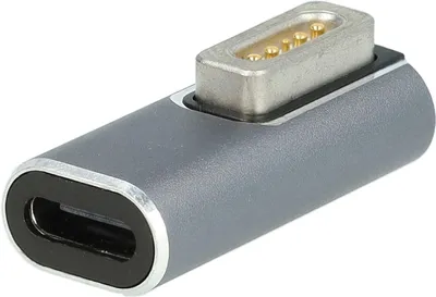Produktbild von vhbw Adapter USB Typ C auf MagSafe 1 kompatibel mit Apple A1304, A1278, A1369, A1342, A1374, A1370 Notebook, Laptop - 2,8 x 1,25 x 0,7 cm, 100 W