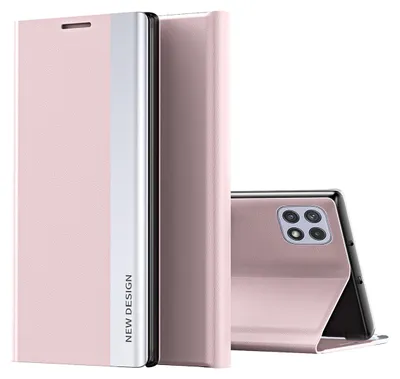 Immagine prodotto di Custodia Galaxy A22 5G, LaimTop Finto cuoio Magnetico Flip Stand Custodia per Samsung Galaxy A22 5G Rosa