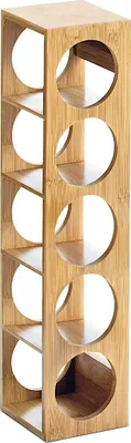 Produktbild von Zeller Weinregal, stapelbar, Bamboo 13,5 x 12,5 x 53 cm, 13565