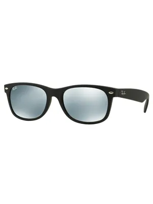 Produktbild von Ray-Ban NEW WAYFARER FLASH, Erwachsener, Uni, Quadratisch, Schwarz, Nicht-polarisierte Linse, Nylon