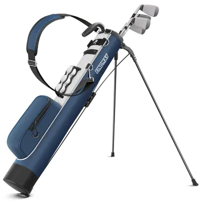 Imagen del producto de Bolso de golf de pie, ligero, portátil, de 80 cm de altura, ideal para campos de prácticas