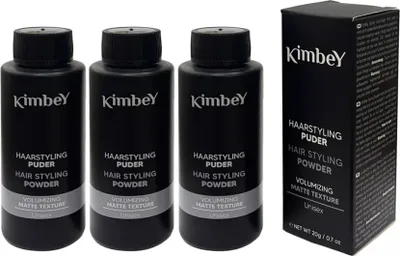 Produktbild von Kimbey Styling Powder Wax für Volumen & Struktur 3 x 20g