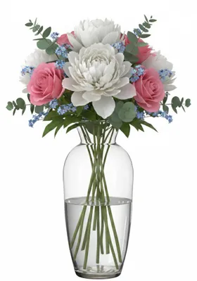 Produktbild von H&S Collection Vase - Glas - Flaschenform - transparent - 50 cm