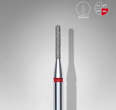 Productafbeelding van Diamantfrees voor rundercilinders, rood, diameter 1,4 mm / werkdeel 8 mm, Staleks