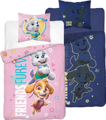 Obrázek produktu pro Ložní povlečení 160x200 bavlna svítící ve tmě Psi Patrol Paw Patrol