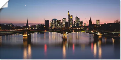 Produktbild von ARTland Poster Skyline 1 Größe: 40x20 cm