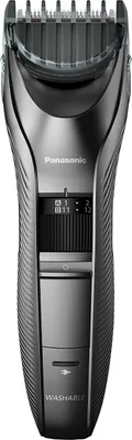 Produktbild von Panasonic | Haarschneider | ER-GC63-H503 | Anzahl der Längenstufen 39 | Schrittgenauigkeit 0,5 mm | Schwarz | Schnurlos oder kabelgebunden | Wet & Dry
