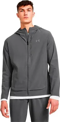 Productafbeelding van Under Armour herenjas Ua Outrun The Storm - grijs, artikelnummer 1376794-025, maat M