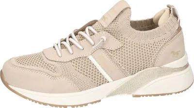 Immagine prodotto di Mustang sneaker donna elastico in vita cotone flessibile suola in gomma 1358-321, misura:38 EU, colore:Beige