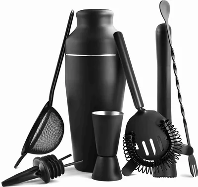 Produktbild von MODFU Cocktailmixer, Shaker Set Edelstahl, Cocktail Equipment, Cocktail Set für Party, Cocktail Set für Zuhause