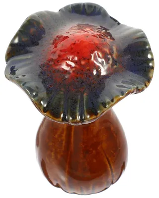 Immagine prodotto di Solidchoice - Piccola statuetta di Vetroceramica a forma di fungo, realizzata a mano, ideale per la decorazione di interni ed esterni