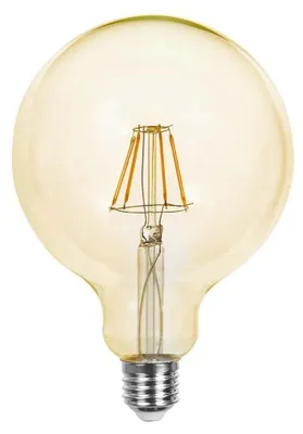 Immagine prodotto di V-Tac VT-1956 Lampadina globo led filamento vintage colore ambra 6W E27 G125 luce 2200k sku 214473