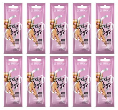 Productafbeelding van Soleo Lovely Legs krachtige bruiningslotion voor moeilijk bruinende benen 10 stuks