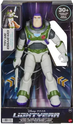 Obrázek produktu pro Pixar Rakeťák figurka Buzz 30cm hračka se světlem a zvukem, dárek pro kluky a holky od 4 let (Mattel HJC64) MATTEL