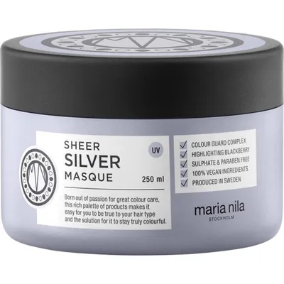 Immagine prodotto di Maria Nila, Sheer Silver, Paraben-Free, Hair Treatment Cream Mask, Moisturizing, 250 ml