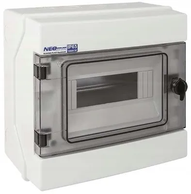 Produktbild von Elektro-Plast O RH-8 Aufputzverteiler, 8 Module, N+PE, IP65, 500 V AC/1000 V DC