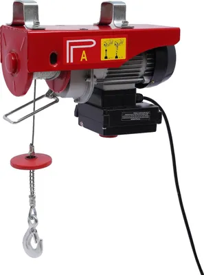 Image de Treuil électrique, grande capacité de charge, télécommande, rouge