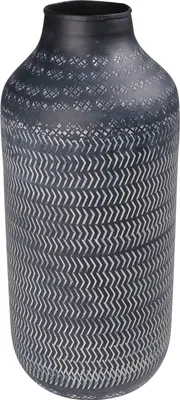 Produktbild von Deko-Vase - Schwarz - Metall - H 25 cm