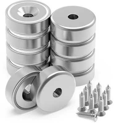 Obrázek produktu pro Silné kulaté neodymové magnety, 25 mm, nosnost 18 kg