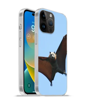 Produktbild von MuchoWow® Handyhülle Schutzhülle Hülle für Apple iPhone 14 Pro - Softcase Fledermaus - Luft - Flügel Silikon Softcase Handy Hülle - Umschlag