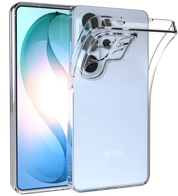 Produktbild von EAZY CASE Handyhülle Silikon für Samsung Galaxy S26 Ultra Clear Transparent hoher Rand für Bildschirm & Kamera, Flexibles Silikon, extra dünn und leicht