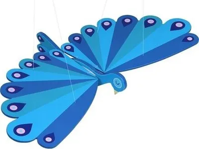 Produktbild von Vilac Hölzerner fliegender Pfau hängend