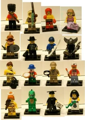 Image de LEGO MINIFIGURES Présentoir de comptoir série 5 (4614607 (8805)), 1 pièce (couleurs assorties)