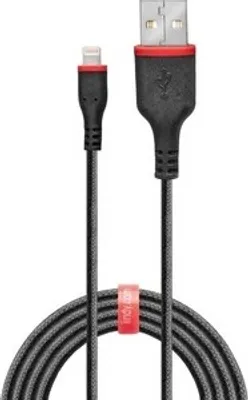 Produktbild von Lindy 31291, 1 m, Lightning, USB A, Männlich, Männlich, Schwarz
