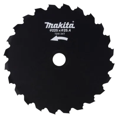 Zdjęcie produktu dla Brzeszczot do przecinarki Makita 225 x 25,4 mm 24 zęby stalowe ( 199872-9 ) do akumulatorowej podkaszarki UR 013 G