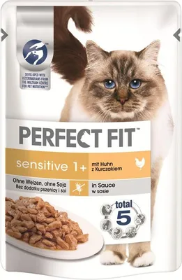 Image de Perfect Fit Cat Sachet fraîcheur Sensitive 1+ Poulet 85gx12