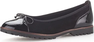 Zdjęcie produktu dla Gabor damskie klasyczne baleriny, damskie mieszkania, baleriny, czółenka, niskie buty, letnie buty, mokasyny, baleriny, czarne (Cognac), 40 EU / 6.5 UK