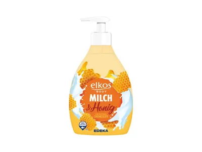 Obrázok produktu pre Elkos tekuté mydlo 500ml Mlieko&Med