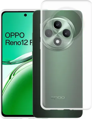 Image de Cazy Coque compatible avec Oppo Reno12 F (5G) Coque en Silicone - Coque Flexible - Transparant