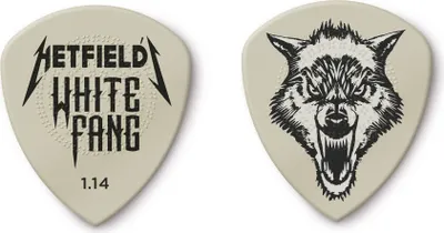 Produktbild von 24x Dunlop Hetfield White Fang, 1,14 mm, Ultex, weiß