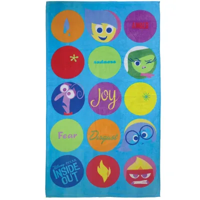 Immagine prodotto di Disney Vice-Versa Emozioni telo da doccia telo da bagno telo da spiaggia 70 x 120 cm