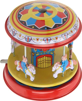 Image de Carousel Horse Wind Up Toys Retro Handteresting Rotating Carousel Horse Clockwork Toys for Birthday Gift Decoration