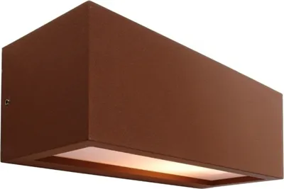 Immagine prodotto di Rilongo B applique angolare IP54 Up & Down E27 marrone