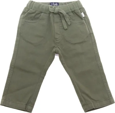 Zdjęcie produktu dla 3176AL pantalone bimbo boy IL GUFO spodnie dziecięce zielone