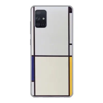 Produktbild von MuchoWow® Handyhülle Schutzhülle Hülle für Samsung Galaxy A71 Tableau I - Piet Mondrian Silikon Softcase Handy Hülle - Kartenbesitzer