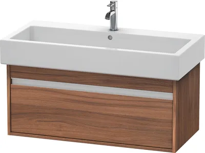 Produktbild von Waschtischunterbau KETHO 440x950x410mm nussbaum natur nussbaum natur